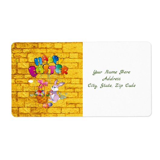 イースターラベル ラベル (正面)