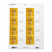 イースターラベル ラベル (フルシート)