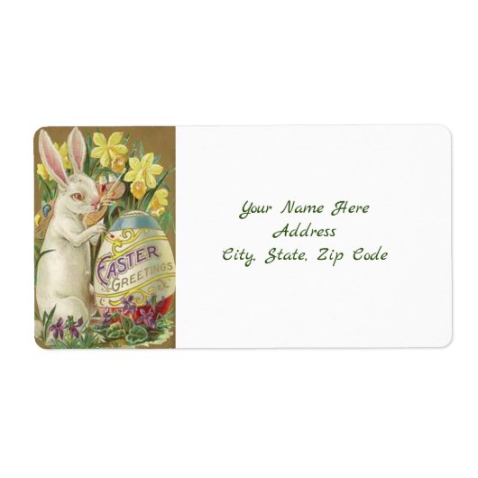 イースターラベル ラベル (正面)
