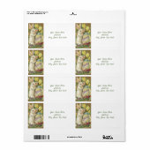 イースターラベル ラベル (フルシート)