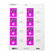 イースターラベル ラベル (フルシート)