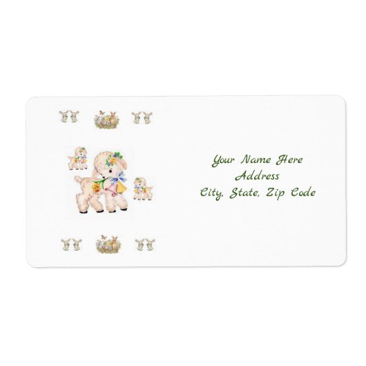 イースターラベル ラベル (正面)