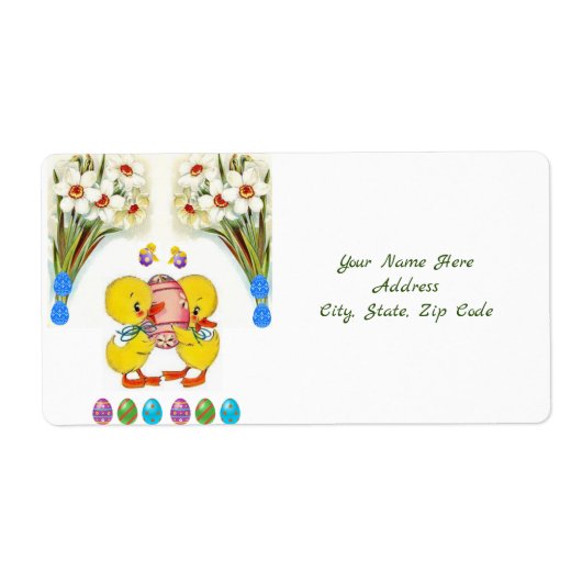 イースターラベル ラベル (正面)