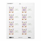 イースターラベル ラベル (フルシート)