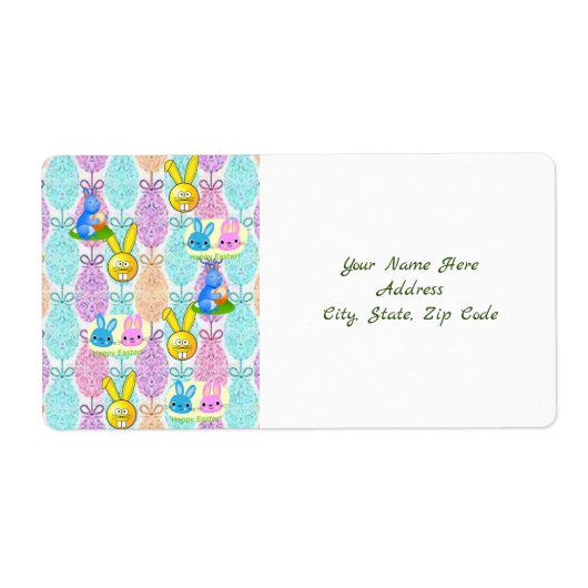 イースターラベル ラベル (正面)