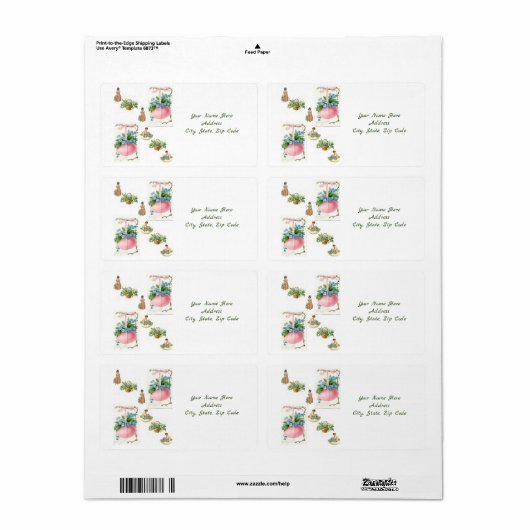 イースターラベル ラベル (フルシート)