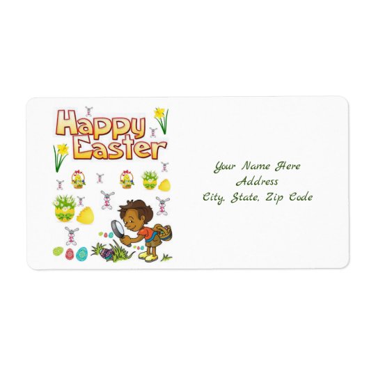 イースターラベル ラベル (正面)