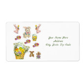 イースターラベル ラベル (正面)