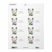 イースターラベル ラベル (フルシート)