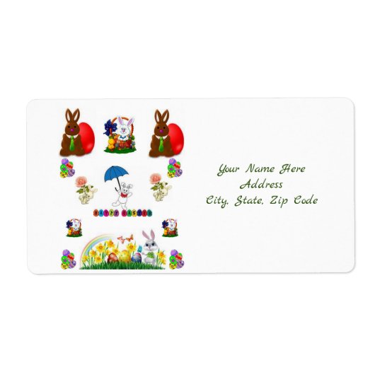 イースターラベル ラベル (正面)