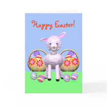 イースターラムとバスケット