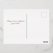 イースターラムイラストレーション 箔シーズンポストカード (裏面)