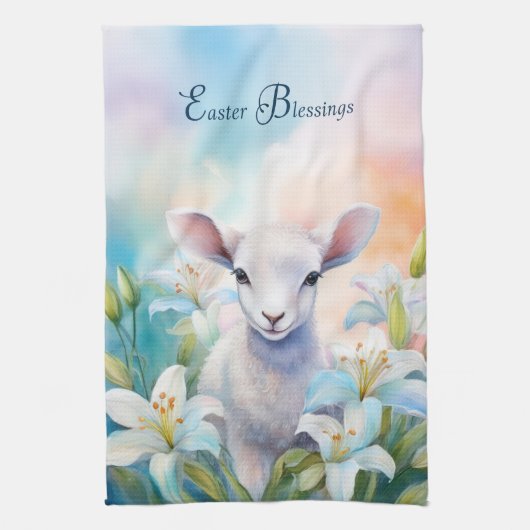 イースターラムキッチンタオル キッチンタオル (縦)