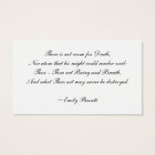 イースターラム祈りの言葉カード (裏面)