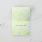 イースターランドカードの小さな雛 シーズンカード (内部)