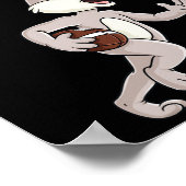 イースターランニングウサギのおもしろい少年ギル ポスター (角)