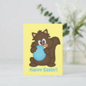 イースターリスの休日の挨拶の郵便はがき シーズンポストカード (スタンド正面)