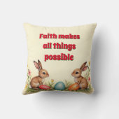 イースターリトルウサギヴィンテージコレクシ人気があるョン クッション (裏面)