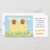 イースターリトルチックス – フォトカード シーズンカード (正面/裏面)