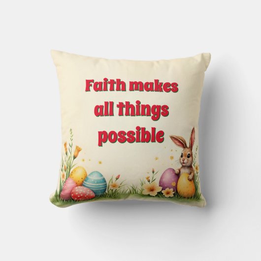 イースターリトルラビットコレクシ人気があるョン クッション (正面)