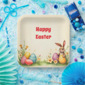 イースターリトルラビットコレクシ人気があるョン ペーパープレート (パーティー)