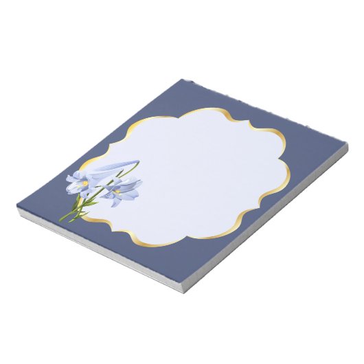 イースターリリーブーケ ノートパッド (回転)