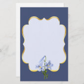 イースターリリーブーケ 便箋 (正面/裏面)