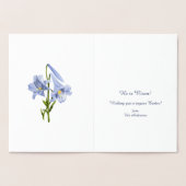 イースターリリーブーケ 箔カード (内部)