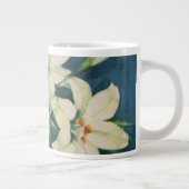 イースターリリー花、ヴィンテージイースターリリー ジャンボコーヒーマグカップ (右)