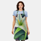 イースターリリー エプロン (着用した状態)