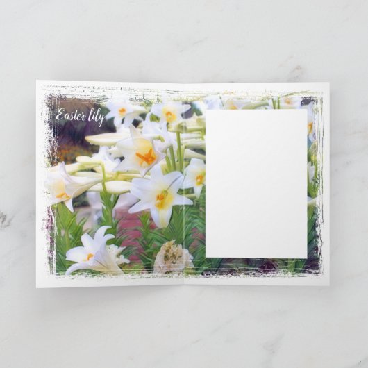 イースターリリー カード (内部)