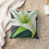 イースターリリー クッション (ブランケット)