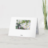 イースターリリー(グリーティンカグカーード) カード (裏面)