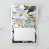 イースターリリー(グリーティンカグカーード) カード (内部)