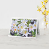 イースターリリー(グリーティンカグカーード) カード (黄色い花)