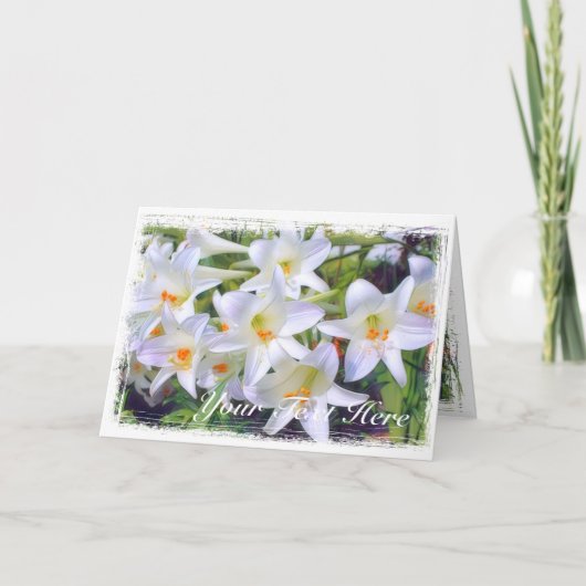 イースターリリー(グリーティンカグカーード) カード (正面)