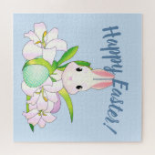 イースターリリー&スイートバンニー ジグソーパズル (横)