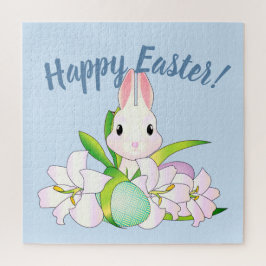 イースターリリー&スイートバンニー ジグソーパズル