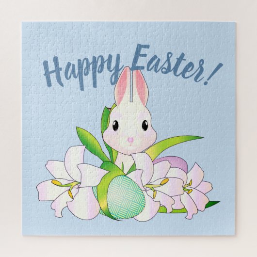 イースターリリー&スイートバンニー ジグソーパズル (縦)