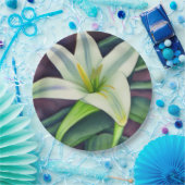 イースターリリー ペーパープレート (パーティー)