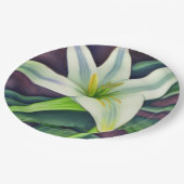 イースターリリー ペーパープレート (アングル)