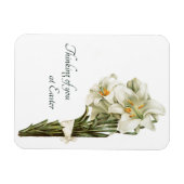 イースターリリー マグネット (横)