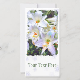 イースターリリー [ユリ] 案内状