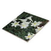 イースターリリー(リリウムリガレ) タイル (側面)