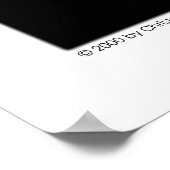 イースターリリー ロングのリリウム ポスター (角)