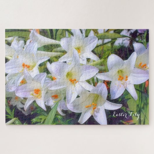 イースターリリー [花] ジグソーパズル (横)