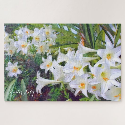 イースターリリー [花] ジグソーパズル (横)