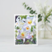 イースターリリー[葉書] ポストカード (スタンド正面)