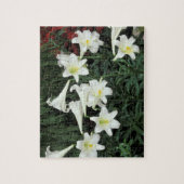 イースターリリー (Lilium regale) ジグソーパズル (縦)