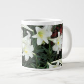 イースターリリー (Lilium regale) ジャンボコーヒーマグカップ (正面右)